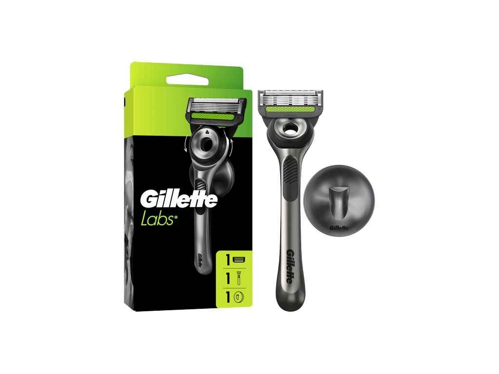 Станок для гоління 1шт з 1 змінною касетою Labs 1тримач для душу ТМ GILLETTE Станок для гоління 1шт з 1 змінною касетою Labs 1тримач для душу ТМ GILLETTE