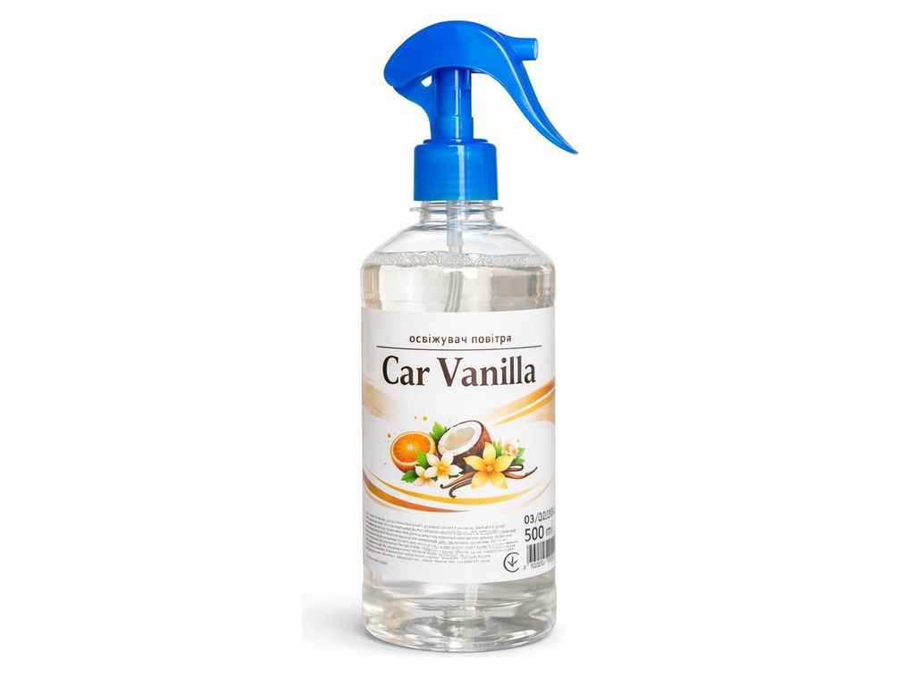 Освіжувач повітря спрей 500мл Car Vanilla ТМ UKRAINE Освіжувач повітря спрей 500мл Car Vanilla ТМ UKRAINE