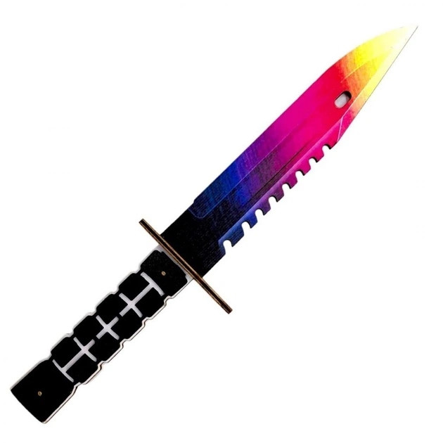 Дерев'яний сувенірний ніж "M9 Bayonet Twilight" M9-TW Дерев'яний сувенірний ніж "M9 Bayonet Twilight" M9-TW