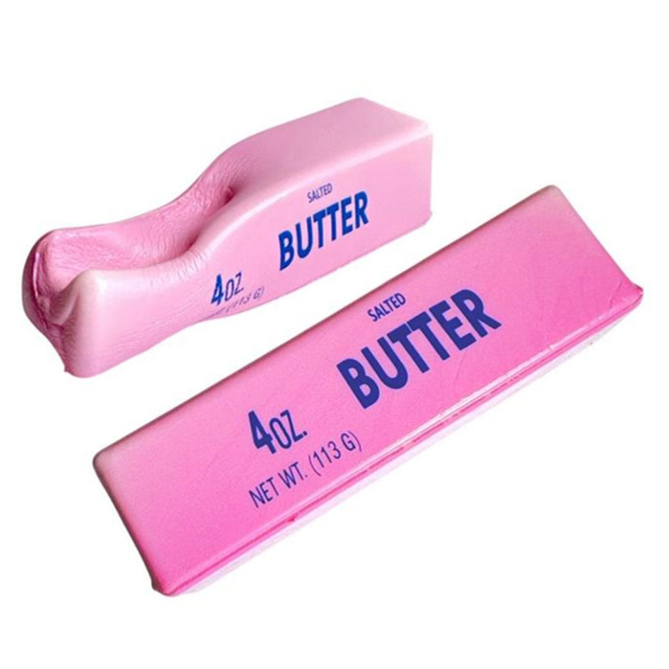 Детская антистрессовая игрушка "Salted Butter" SQBUTPNK-113, 14 см Детская антистрессовая игрушка "Salted Butter" SQBUTPNK-113, 14 см