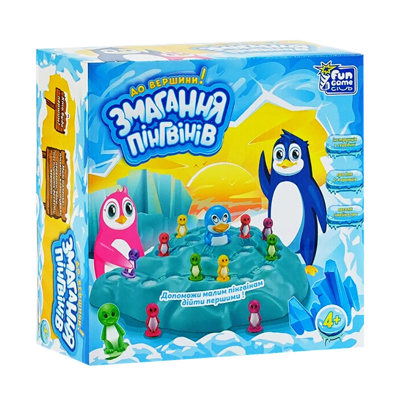 Настольная игра "Соревнование пингвинов" 93296, 24 карты Настольная игра "Соревнование пингвинов" 93296, 24 карты