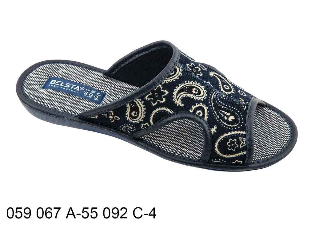 Тапочки р.38 комнатные жен. арт.1-100 067 А-55 092 С-4 ТМ BELSTA Тапочки р.38 комнатные жен. арт.1-100 067 А-55 092 С-4 ТМ BELSTA
