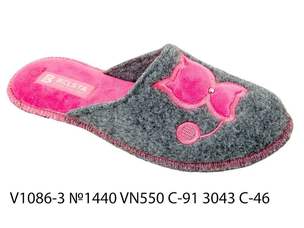 Тапки р.40 комнатные жен. арт.V1086-3 №1440 VN550 С-91 3043 С-46 ТМ BELSTA Тапки р.40 комнатные жен. арт.V1086-3 №1440 VN550 С-91 3043 С-46 ТМ BELSTA