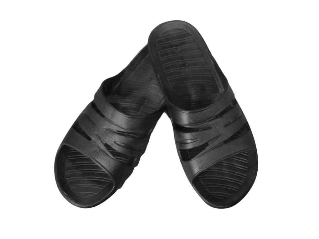 Тапки пляжные подростковые (6 пар) Стрела арт. М9, черные (36-41р.) ТМ CROSS Тапки пляжные подростковые (6 пар) Стрела арт. М9, черные (36-41р.) ТМ CROSS