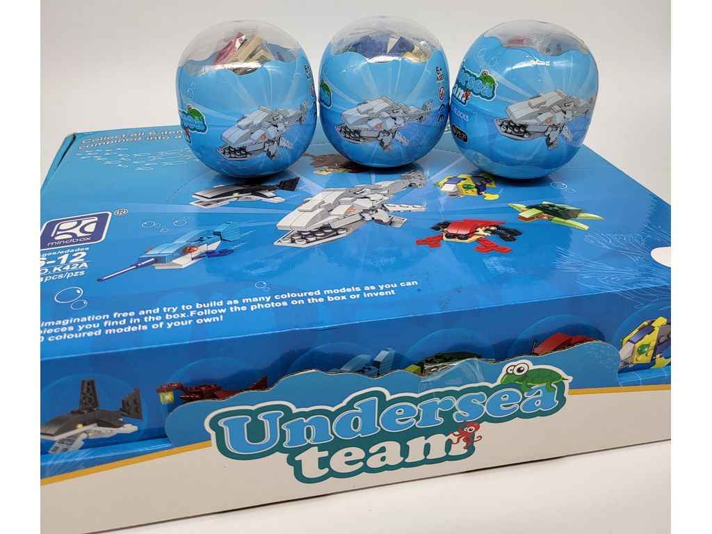 Конструктор в яйце Undersea Team микс, 26-30 дет. SD33323 ТМ КИТАЙ Конструктор в яйце Undersea Team микс, 26-30 дет. SD33323 ТМ КИТАЙ