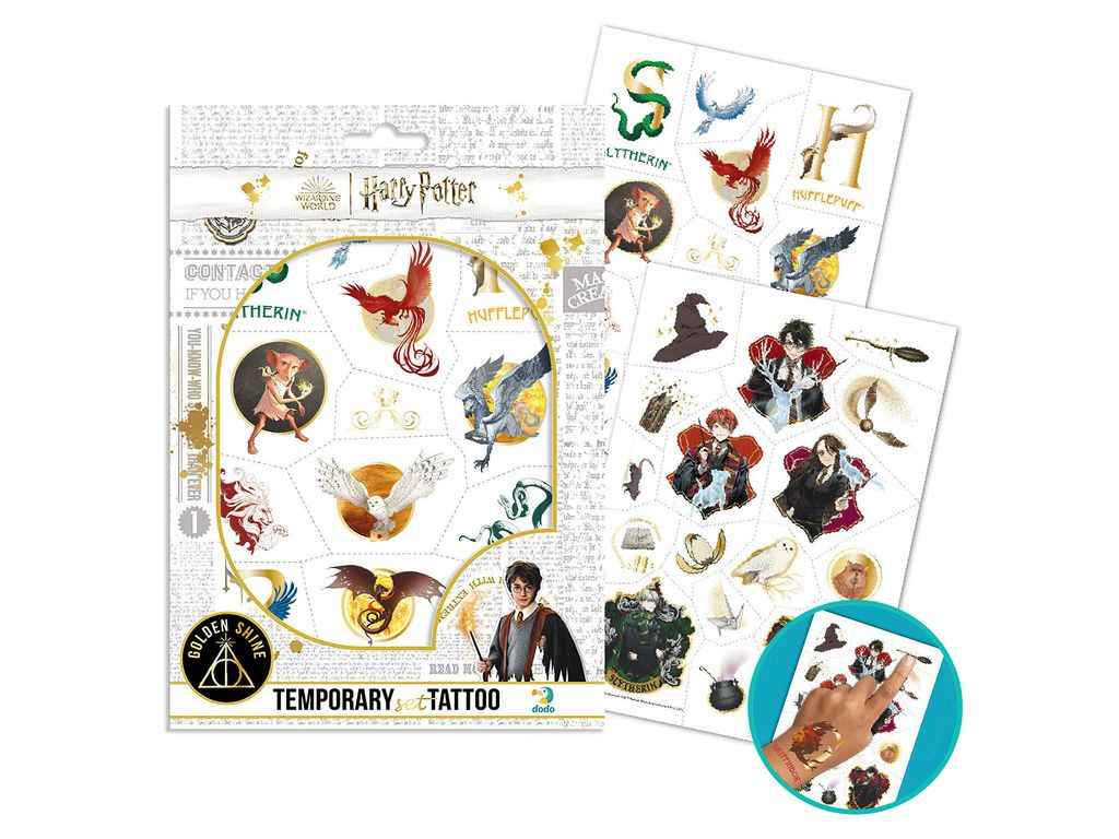 Набор переводных татуировок Harry Potter 45 татуировок SD38786 ТМ Китай Набор переводных татуировок Harry Potter 45 татуировок SD38786 ТМ Китай