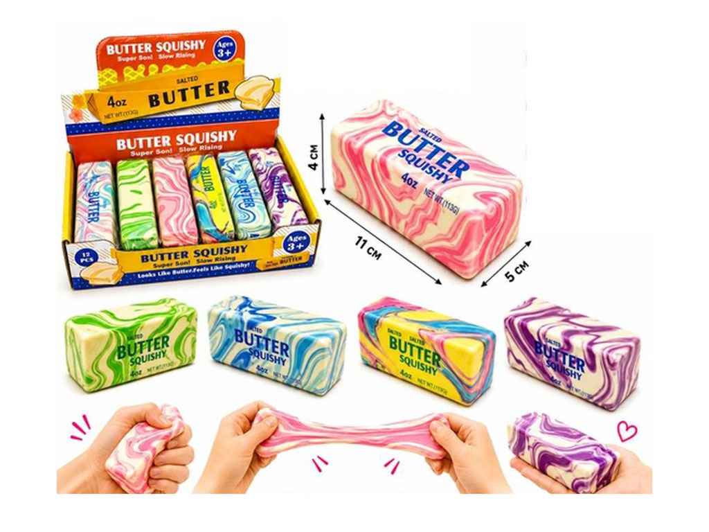 Антистрес-сквіш масло зелений Butter marble ТМ КИТАЙ Антистрес-сквіш масло зелений Butter marble ТМ КИТАЙ