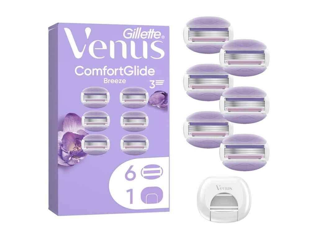 Картридж 6шт для гоління (леза) жіночі Venus ComfortGlide Breeze чохол для лез ТМ VENUS Картридж 6шт для гоління (леза) жіночі Venus ComfortGlide Breeze чохол для лез ТМ VENUS