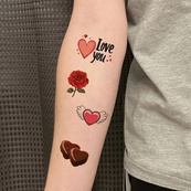 Набор временных тату "Цветные мини №2" color-tattoo-mini-set-2-30-F30, 30 штук, размер 9,5 х 9,5 см. Изображение №2 Набор временных тату "Цветные мини №2" color-tattoo-mini-set-2-30-F30, 30 штук, размер 9,5 х 9,5 см. Изображение №2