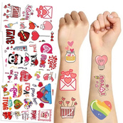 Набір тимчасових тату «Кохання №3» Love-tattoo-mini-set-2-10, 10 штук, розмір 12 х 7 см. Зображення №2 Набір тимчасових тату «Кохання №3» Love-tattoo-mini-set-2-10, 10 штук, розмір 12 х 7 см. Зображення №2
