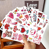 Набір тимчасових тату «Кохання №3» Love-tattoo-mini-set-2-10, 10 штук, розмір 12 х 7 см. Зображення №5 Набір тимчасових тату «Кохання №3» Love-tattoo-mini-set-2-10, 10 штук, розмір 12 х 7 см. Зображення №5
