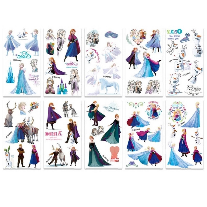 Набір тимчасових тату "Холодне серце" frozen-tattoo-mini-set-1-10, 10 штук, розмір 12 х 7 см Набір тимчасових тату "Холодне серце" frozen-tattoo-mini-set-1-10, 10 штук, розмір 12 х 7 см