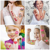 Набір тимчасових тату «Кохання №3» Love-tattoo-mini-set-2-10, 10 штук, розмір 12 х 7 см. Зображення №6 Набір тимчасових тату «Кохання №3» Love-tattoo-mini-set-2-10, 10 штук, розмір 12 х 7 см. Зображення №6