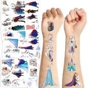 Набір тимчасових тату "Холодне серце" frozen-tattoo-mini-set-1-10, 10 штук, розмір 12 х 7 см. Зображення №3 Набір тимчасових тату "Холодне серце" frozen-tattoo-mini-set-1-10, 10 штук, розмір 12 х 7 см. Зображення №3