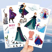 Набір тимчасових тату "Холодне серце" frozen-tattoo-mini-set-1-10, 10 штук, розмір 12 х 7 см. Зображення №4 Набір тимчасових тату "Холодне серце" frozen-tattoo-mini-set-1-10, 10 штук, розмір 12 х 7 см. Зображення №4