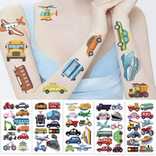 Набір тимчасових тату "Транспорт №1" transport-tattoo-1-10, 10 штук, розмір 12 х 7 см. Зображення №5 Набір тимчасових тату "Транспорт №1" transport-tattoo-1-10, 10 штук, розмір 12 х 7 см. Зображення №5