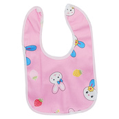 Детский слюнявчик тканевый MGZ-0600(Pink) на кнопке. Изображение №9