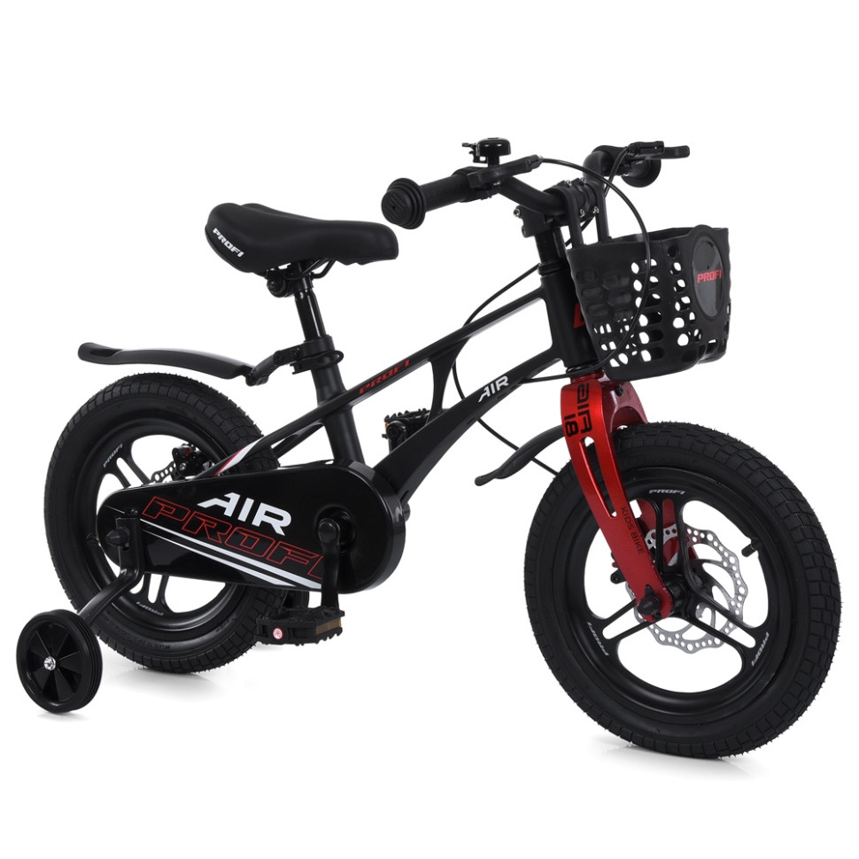 Дитячий двоколісний велосипед Air Pro MB 181059 black 18 дюймів Дитячий двоколісний велосипед Air Pro MB 181059 black 18 дюймів