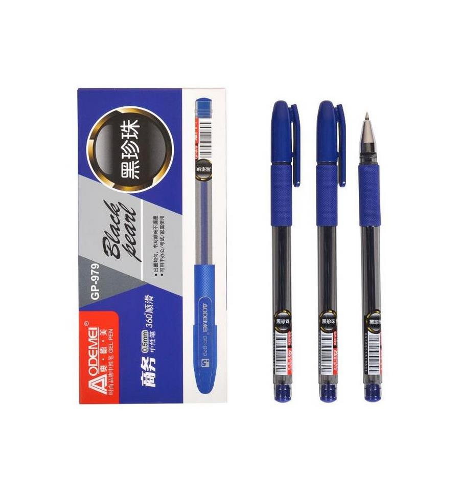 Ручка синя гелева "Black pearl" COLOR-IT 979SP упаковка 12 шт Ручка синя гелева "Black pearl" COLOR-IT 979SP упаковка 12 шт