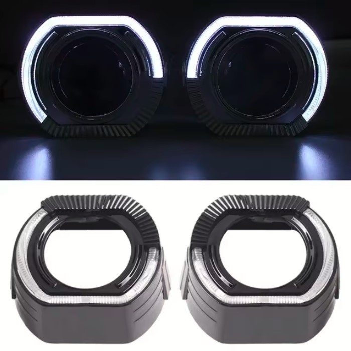 LED-маска з ангельськими вічками 3"/12v/6000k/White/BMW Sport-L (2шт.) LED-маска з ангельськими вічками 3"/12v/6000k/White/BMW Sport-L (2шт.)