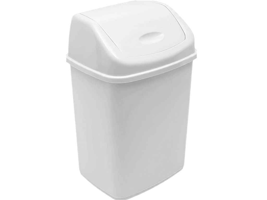 Ведро для мусора с крышкой № 1 5л белый арт. ZP401 ТМ ZAMBAK PLASTIK Ведро для мусора с крышкой № 1 5л белый арт. ZP401 ТМ ZAMBAK PLASTIK