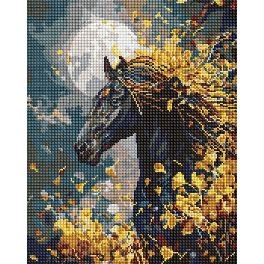 Алмазная мозаика "Конь и ветер" ©art_selena_ua AMO20020, 40х50 см Алмазная мозаика "Конь и ветер" ©art_selena_ua AMO20020, 40х50 см