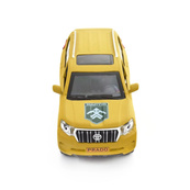 Автомодель серії "Шеврони Героїв" Toyota Prado "Хартія" TechnoDrive KM6188. Зображення №8
