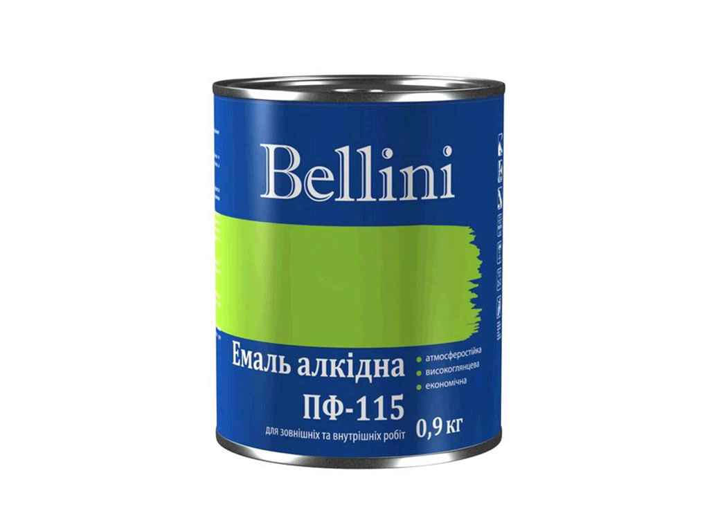 Емаль алкідна ПФ-115 Білий 0,9кг ТМ BELLINI Емаль алкідна ПФ-115 Білий 0,9кг ТМ BELLINI