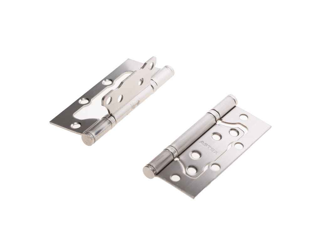 Петля дверная Универсальная 100мм никель накладная 100х63х2 (BN) AT - Hinge (2шт/уп) ТМ ASTEX Петля дверная Универсальная 100мм никель накладная 100х63х2 (BN) AT - Hinge (2шт/уп) ТМ ASTEX