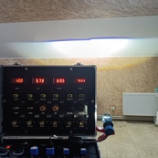 Лампа LED Мини Линзы H4 D37мм 140/180w 15000/20000Lm 6000K 4575+1860 Module 9-16V шторка F90 BLUE. Изображение №6