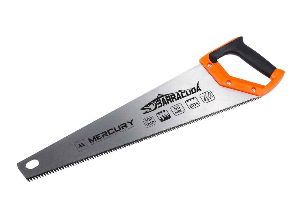 Ножівка по дереву 500мм BARRACUDA N-14-500 ТМ Mercury Ножівка по дереву 500мм BARRACUDA N-14-500 ТМ Mercury