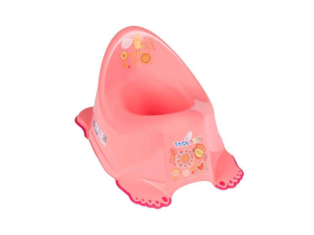 Горщик дитячий рожевий Фольк без музики (FL-001-114, peach) ТМ TEGA Горщик дитячий рожевий Фольк без музики (FL-001-114, peach) ТМ TEGA