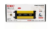 Перетворювач 12V-220V/2000W AC/DC KSM LCD+2 USB (10532). Зображення №4 Перетворювач 12V-220V/2000W AC/DC KSM LCD+2 USB (10532). Зображення №4