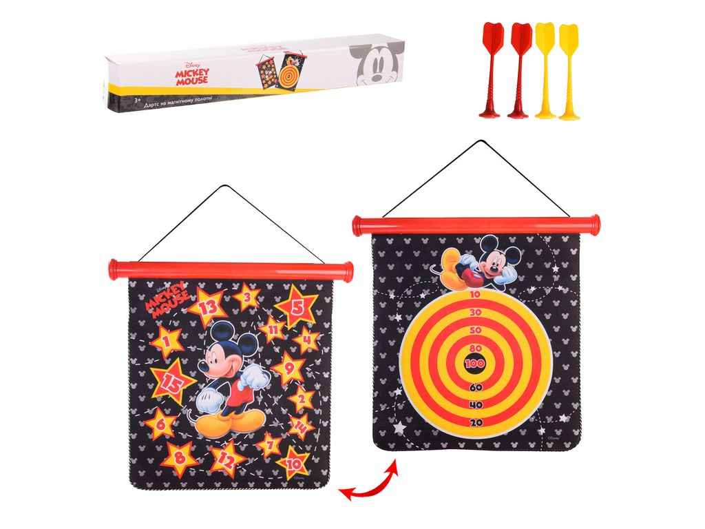 Дартс магнитный Микки Маус арт.LD1126 ТМ 7TOYS Дартс магнитный Микки Маус арт.LD1126 ТМ 7TOYS