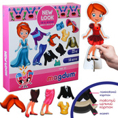 Набор магнитов Magdum "Кукла с одеждой New look" ML4031-14 EN. Изображение №2