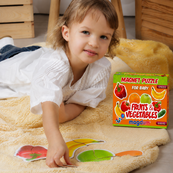 Набор магнитов Baby puzzle "Фрукты и овощи" ML4031-25 EN 6 картинок. Изображение №7