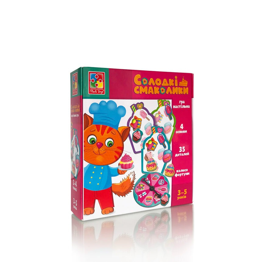 Настольная игра "Сладкие вкусняшки" Vladi Toys VT1804-42 (рус) Настольная игра "Сладкие вкусняшки" Vladi Toys VT1804-42 (рус)
