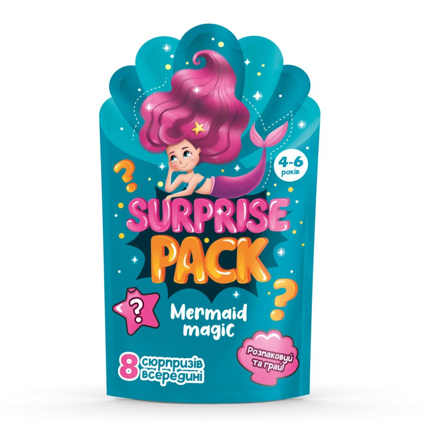 Набор сюрпризов Surprise Pack "Mermaid magic" Vladi Toys VT8080-01 Укр Набор сюрпризов Surprise Pack "Mermaid magic" Vladi Toys VT8080-01 Укр