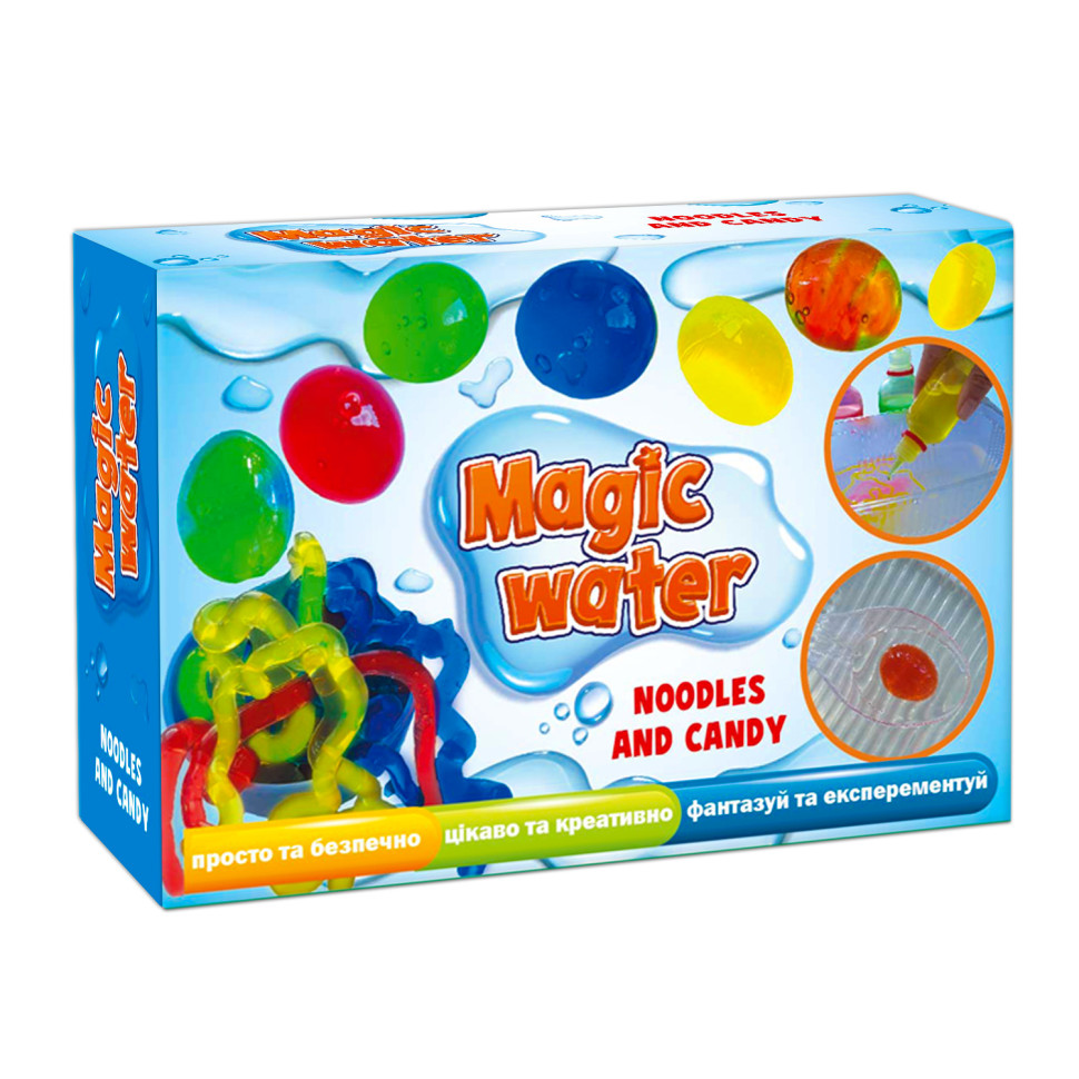 Набор для творчества "Magic water" Лапша и конфеты MV6031-01, 4 разноцветных геля Набор для творчества "Magic water" Лапша и конфеты MV6031-01, 4 разноцветных геля