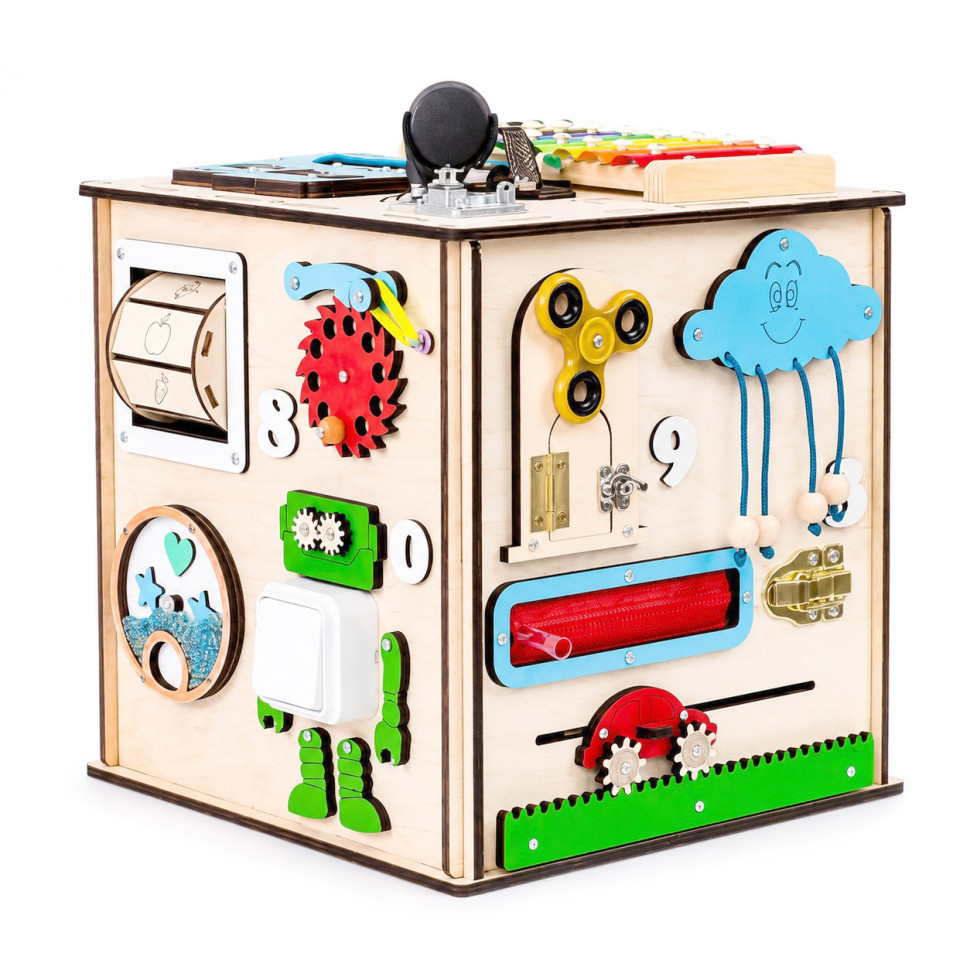 Развивающая игрушка Бизикуб TG145644730, 30х30 см Развивающая игрушка Бизикуб TG145644730, 30х30 см