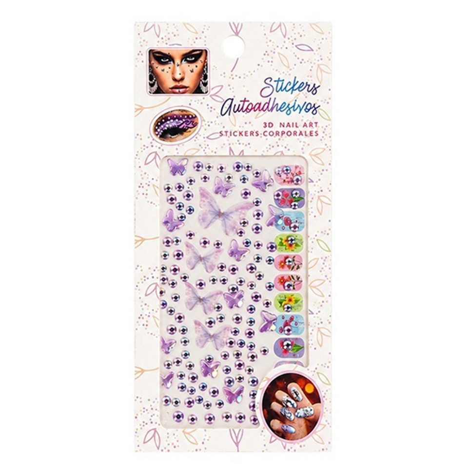 Декоративные наклейки XY-030(Violet) для маникюра и макияжа Декоративные наклейки XY-030(Violet) для маникюра и макияжа