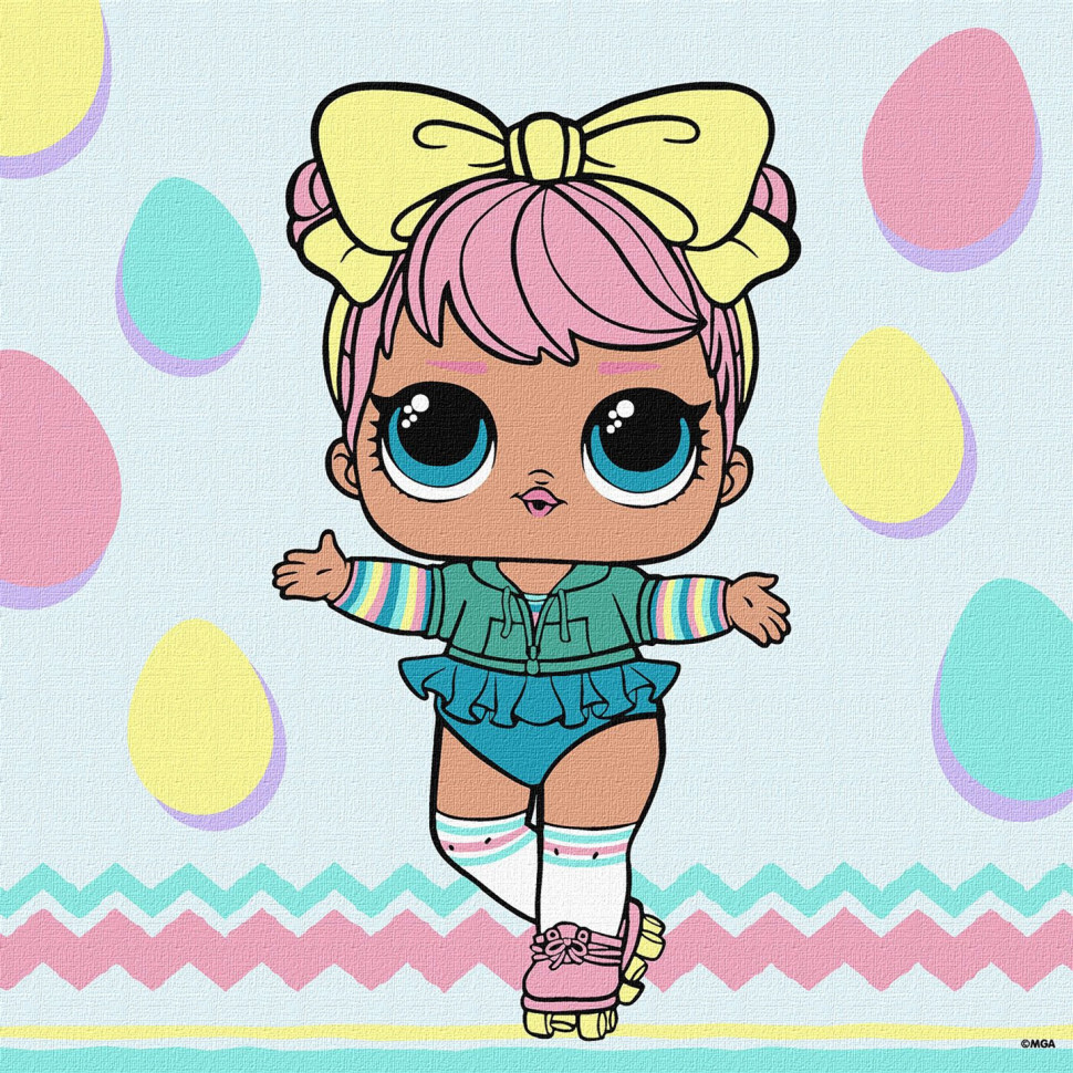 Картина за номерами "L.O.L. Surprise! Spring Bling DAWN" KHO1226, 30х30 см Картина за номерами "L.O.L. Surprise! Spring Bling DAWN" KHO1226, 30х30 см