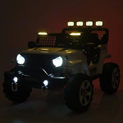Детский электромобиль Джип M 6380EBLR-1(24V) до 30 кг, белый. Изображение №9