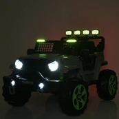 Дитячий електромобіль Джип M 6380EBLR-11(24V) до 30 кг, сірий. Зображення №10