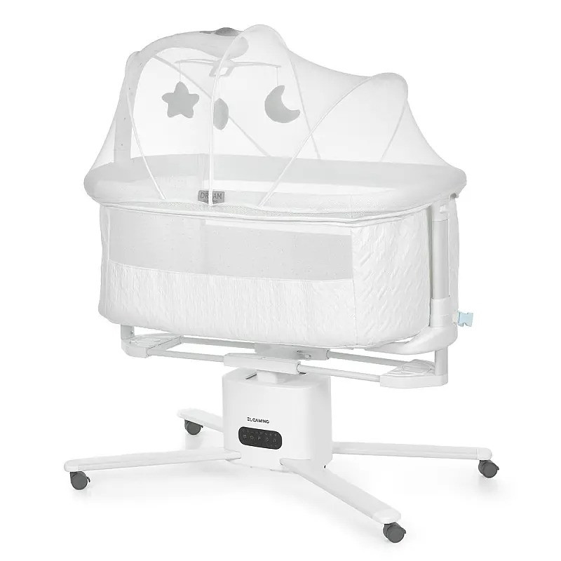 Приставная кроватка с функцией качания "DREAM ME" 1223 White, до 9 кг Приставная кроватка с функцией качания "DREAM ME" 1223 White, до 9 кг