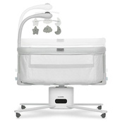 Приставная кроватка с функцией качания "DREAM ME" 1223 White, до 9 кг. Изображение №5 Приставная кроватка с функцией качания "DREAM ME" 1223 White, до 9 кг. Изображение №5