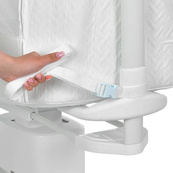 Приставная кроватка с функцией качания "DREAM ME" 1223 White, до 9 кг. Изображение №11 Приставная кроватка с функцией качания "DREAM ME" 1223 White, до 9 кг. Изображение №11