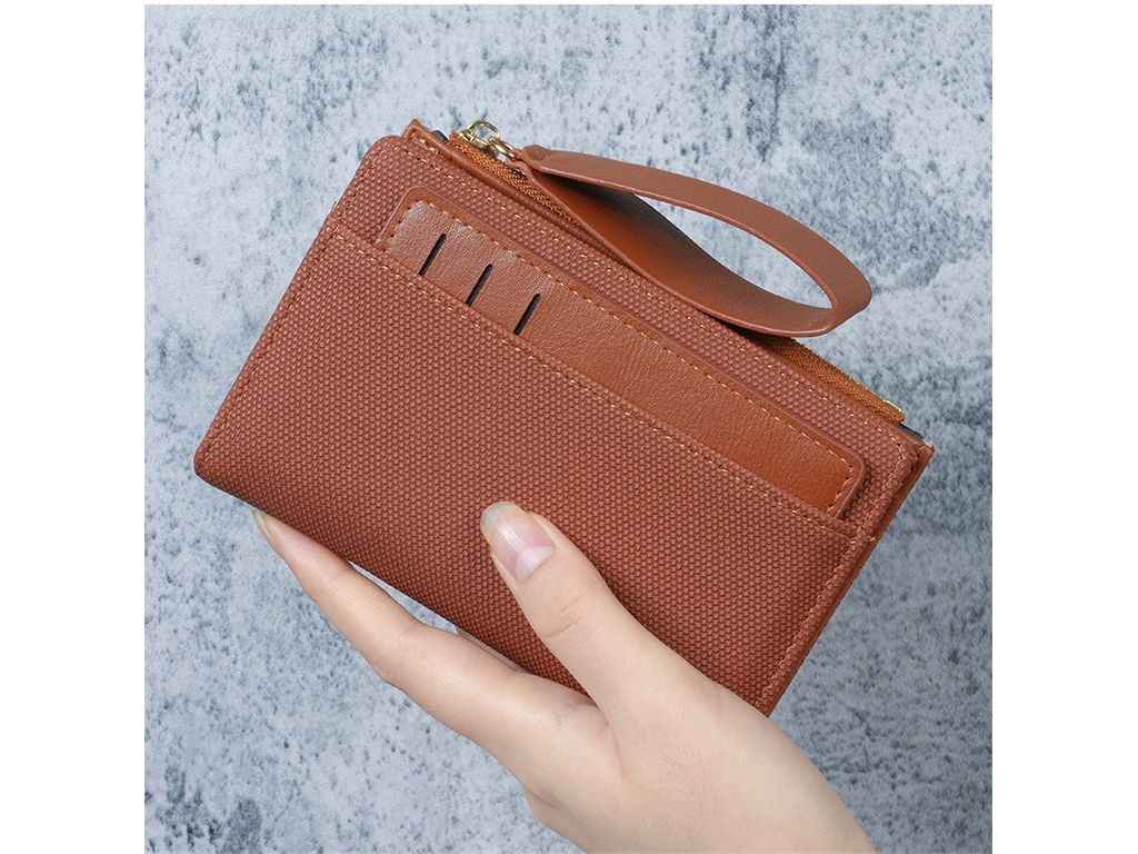 Кошелек женский 11*9*2см uy641-3 коричневый экокожа ТМ КИТАЙ Кошелек женский 11*9*2см uy641-3 коричневый экокожа ТМ КИТАЙ
