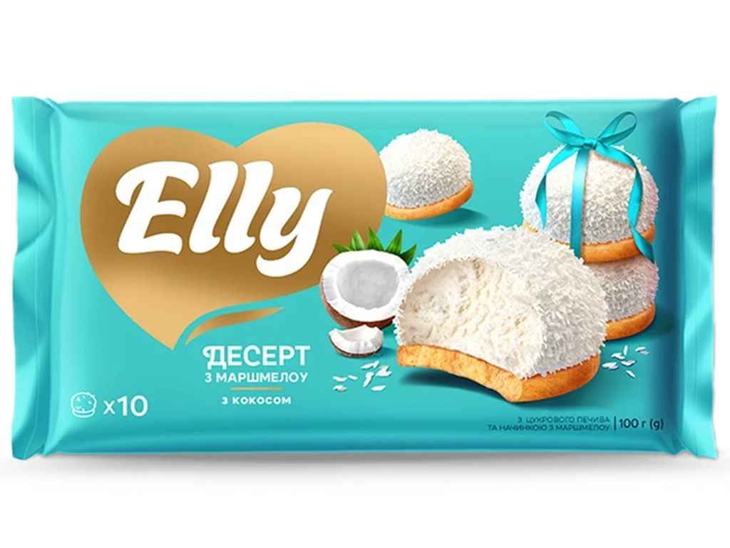 Десерт 100г с Кокосом (21шт) ТМELLY Десерт 100г с Кокосом (21шт) ТМELLY