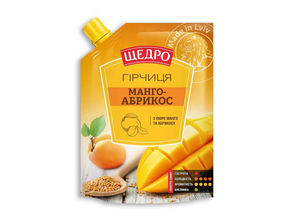 Горчица 120г манго/абрикос д/п ТМЩЕДРО Горчица 120г манго/абрикос д/п ТМЩЕДРО